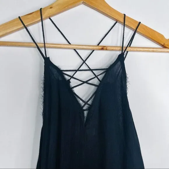 Free People Wicked Spell Dress or Tunic Top Black - Picture 5 of 10